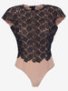 Vintage floral lace bodysuit