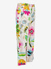 Pantaloni Gucci con motivo floreale - anni '90