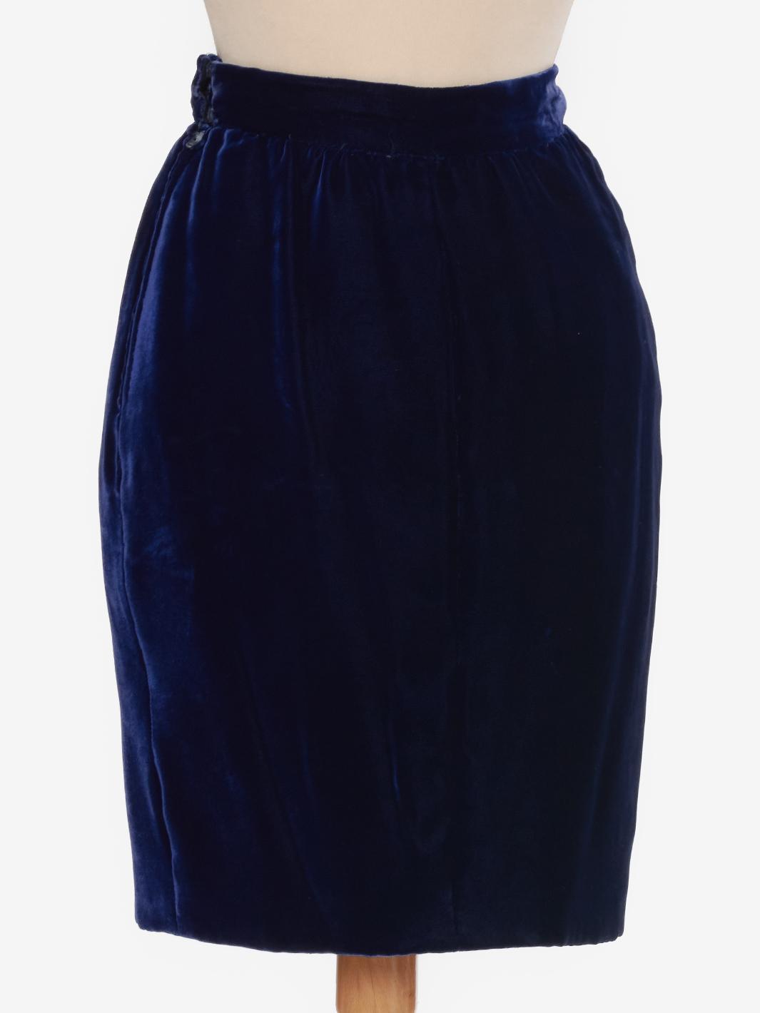Juanita Sabbadini Blue Velvet Suit