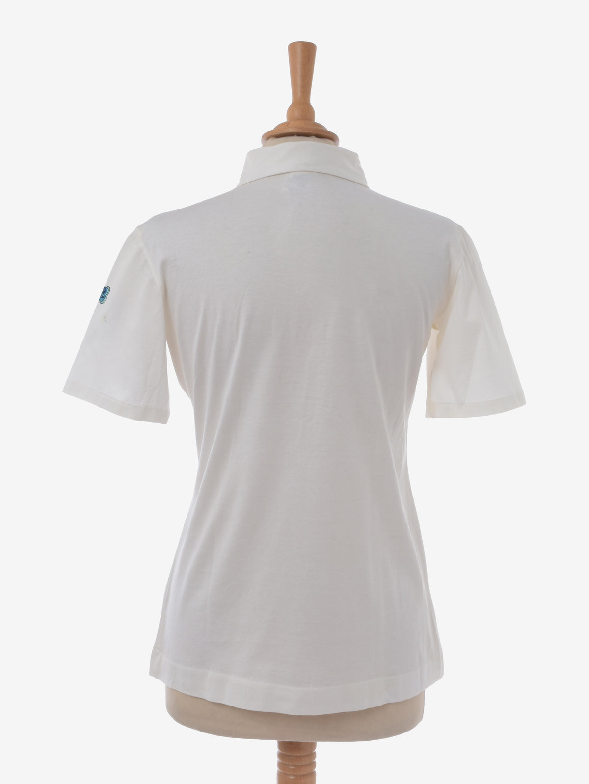 Roberta Di Camerino White Polo Shirt With Japanese Print W130524.23  Roberta di Camerino 