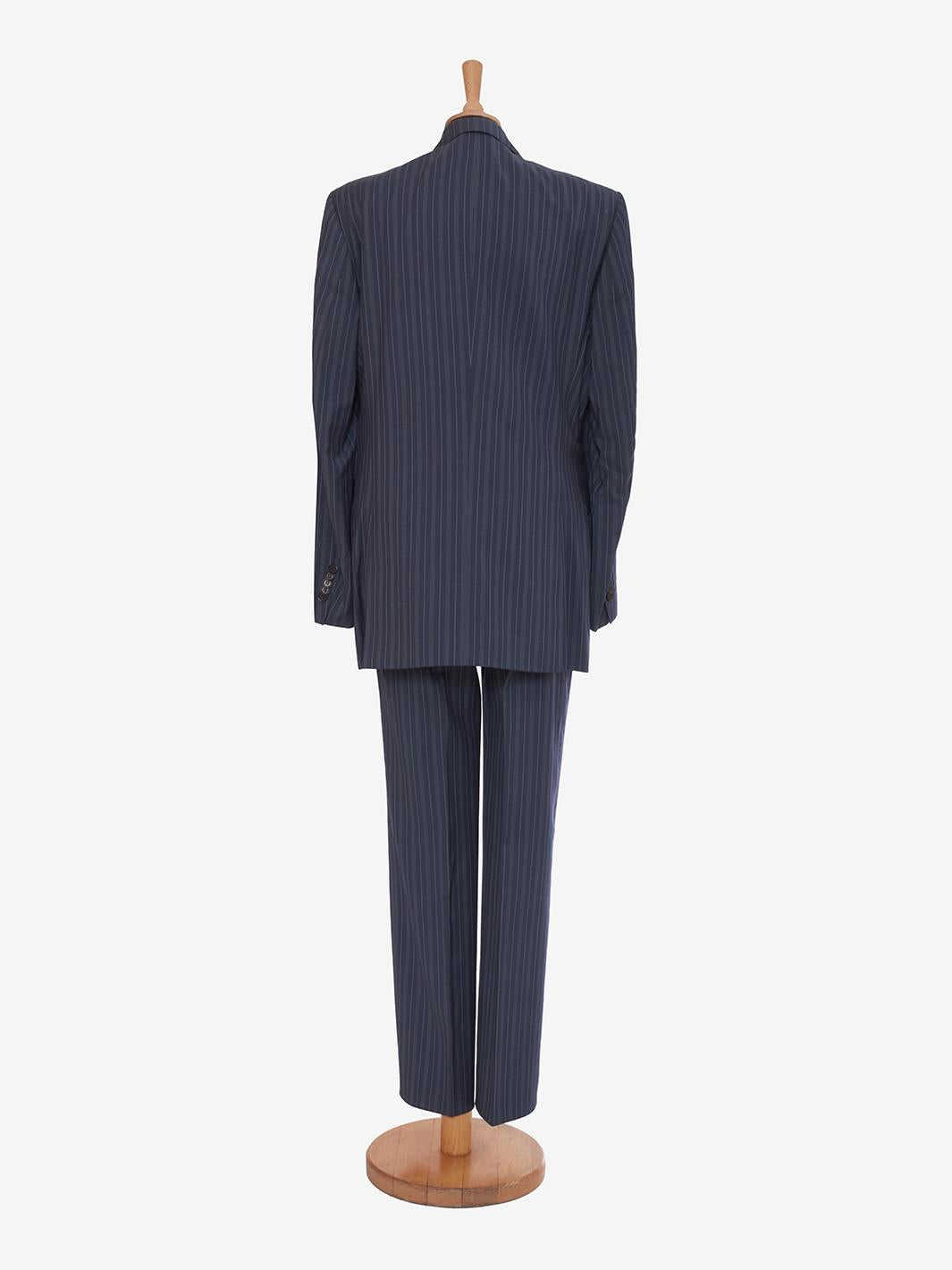 Paul Smith 蓝色羊毛真丝西装
