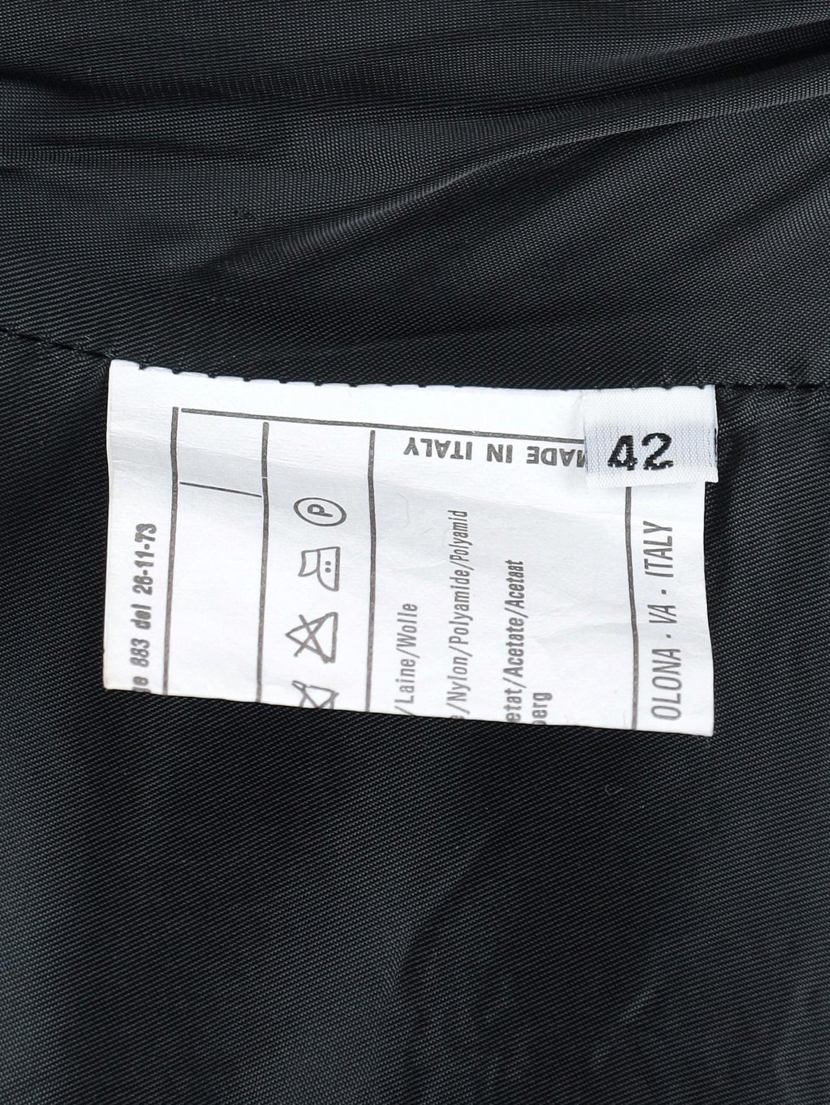 Versace Black Wool Skirt Suit MR260326.18  Versace 