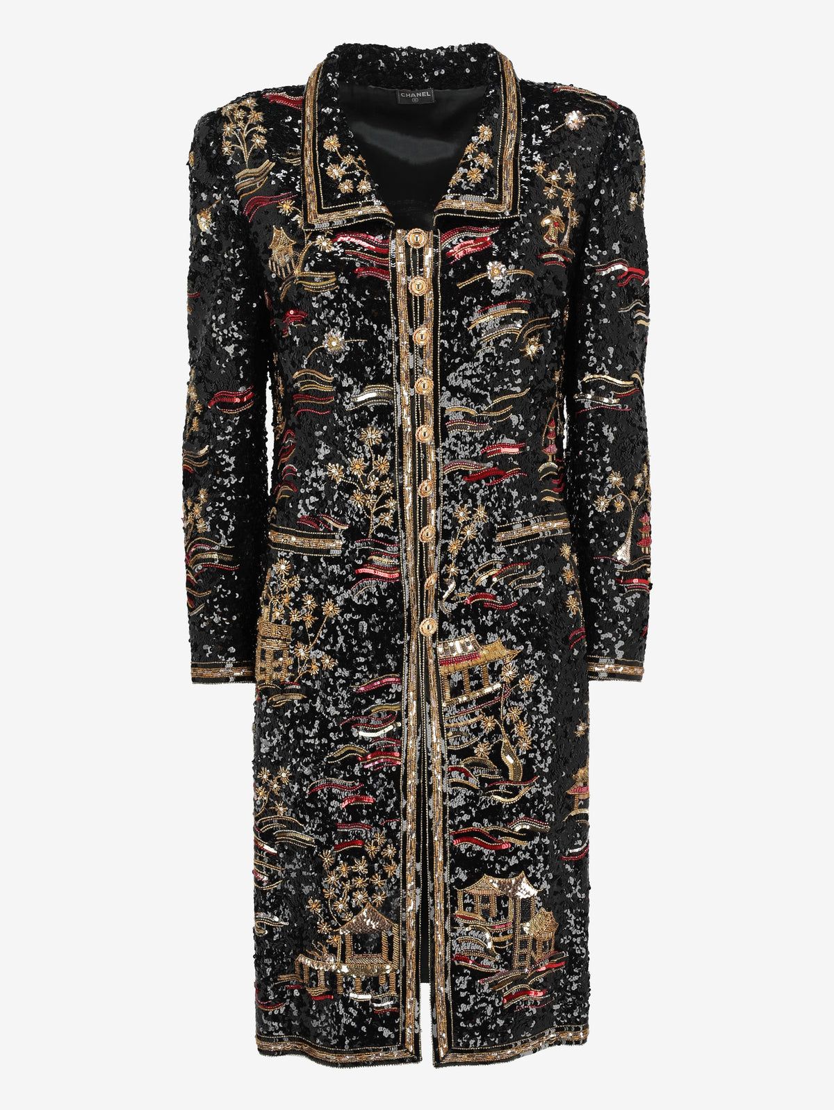 Chanel Karl Lagerfeld Coromandel Coat MR100524.49  Chanel 