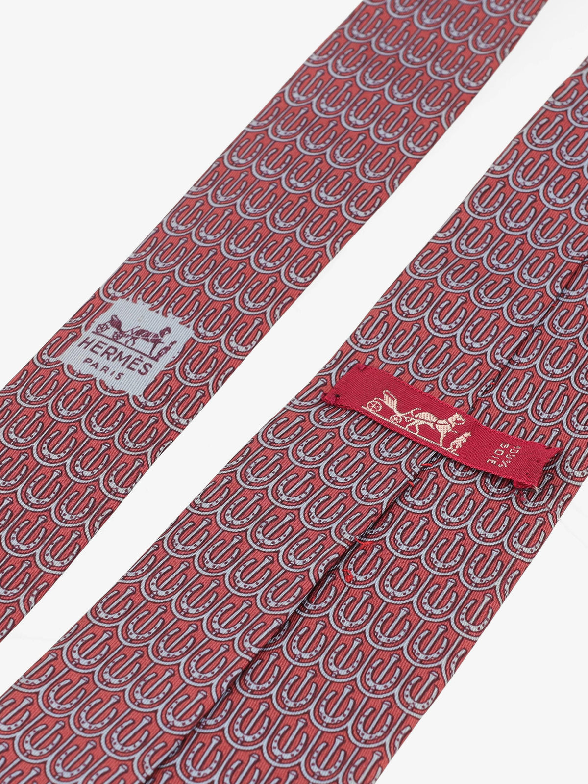 Hermès Horseshoe Print Tie 161225.18  Hermes 