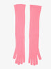 Prada Pink Wool Long Gloves