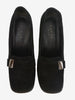 Gucci black velvet heeled loafer WCV23063003  Gucci 