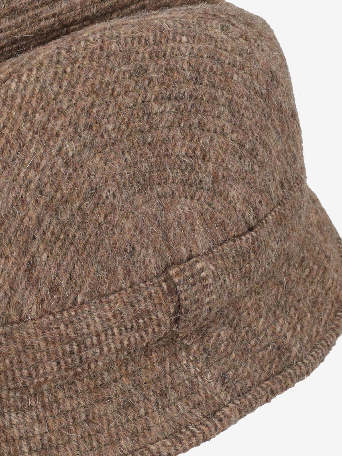Vintage Borsalino Wool Tweed Walking Hat - Brown Mélange MR700539  Borsalino 