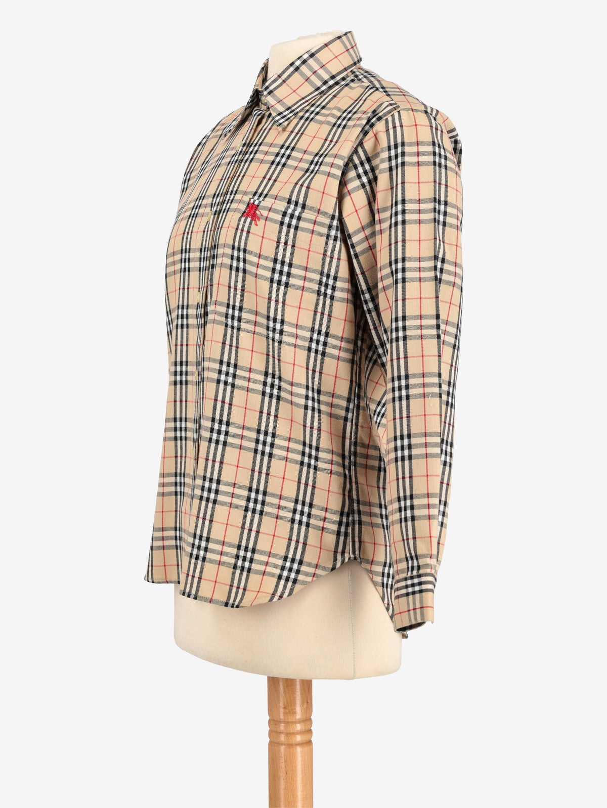 Burberry Beige Check Shirt W24121240  Burberry 