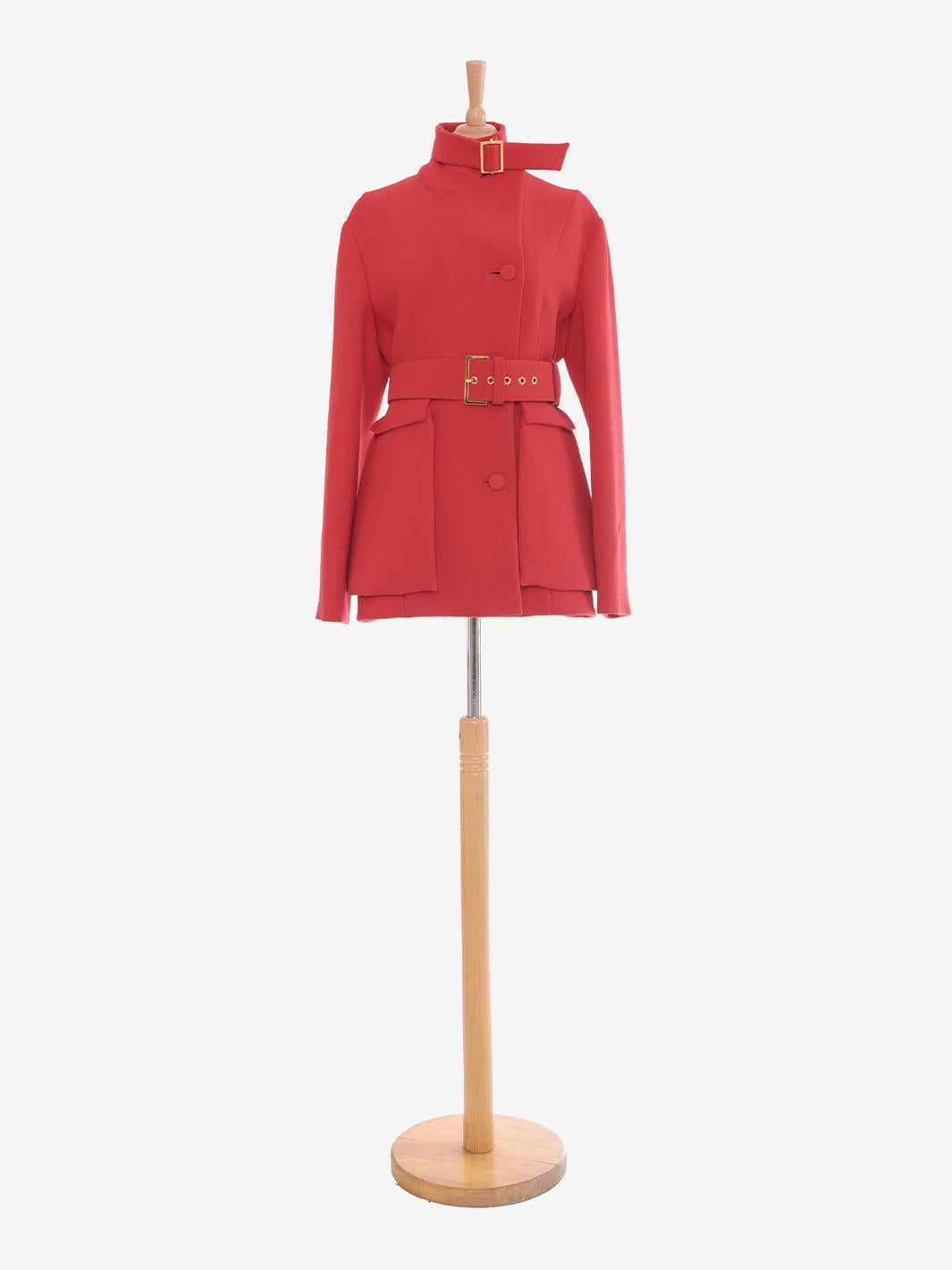 Cappotto Marni in lana rossa