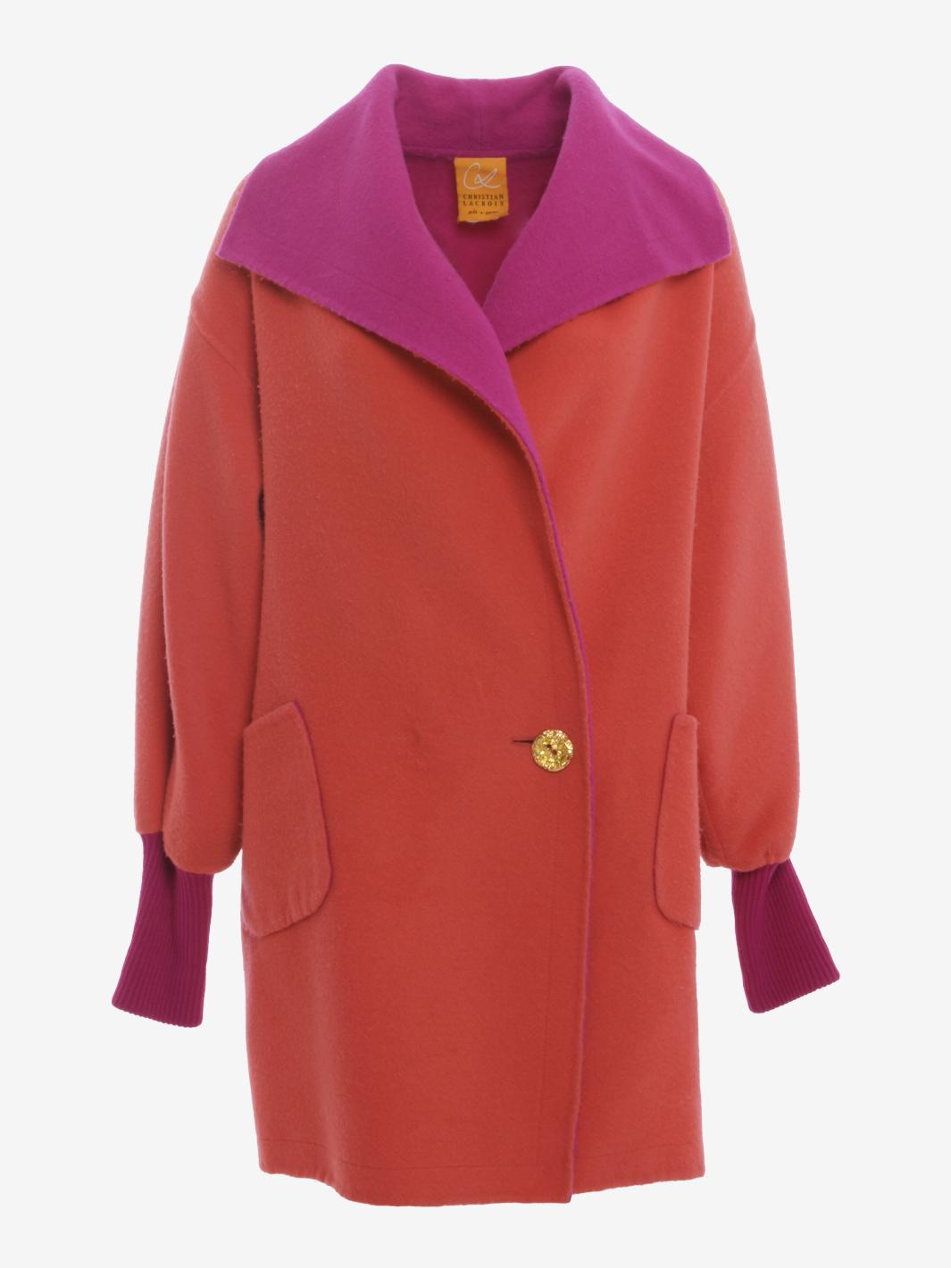 Cappotto in lana Christian Lacroix - anni '90