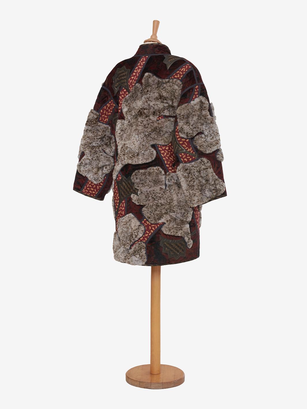 Vintage patchwork jacket with fur - '00 AR032  Vintage 