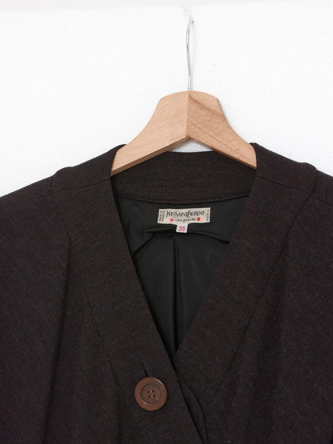 Brown Saint Laurent Rive Gauche Dress B1300134  Yves Saint Laurent 