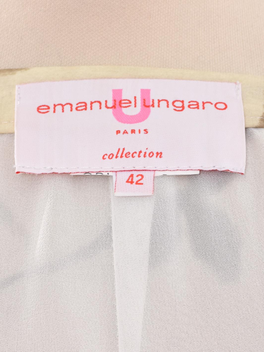 Emanuel Ungaro 完整的条纹和花朵图案