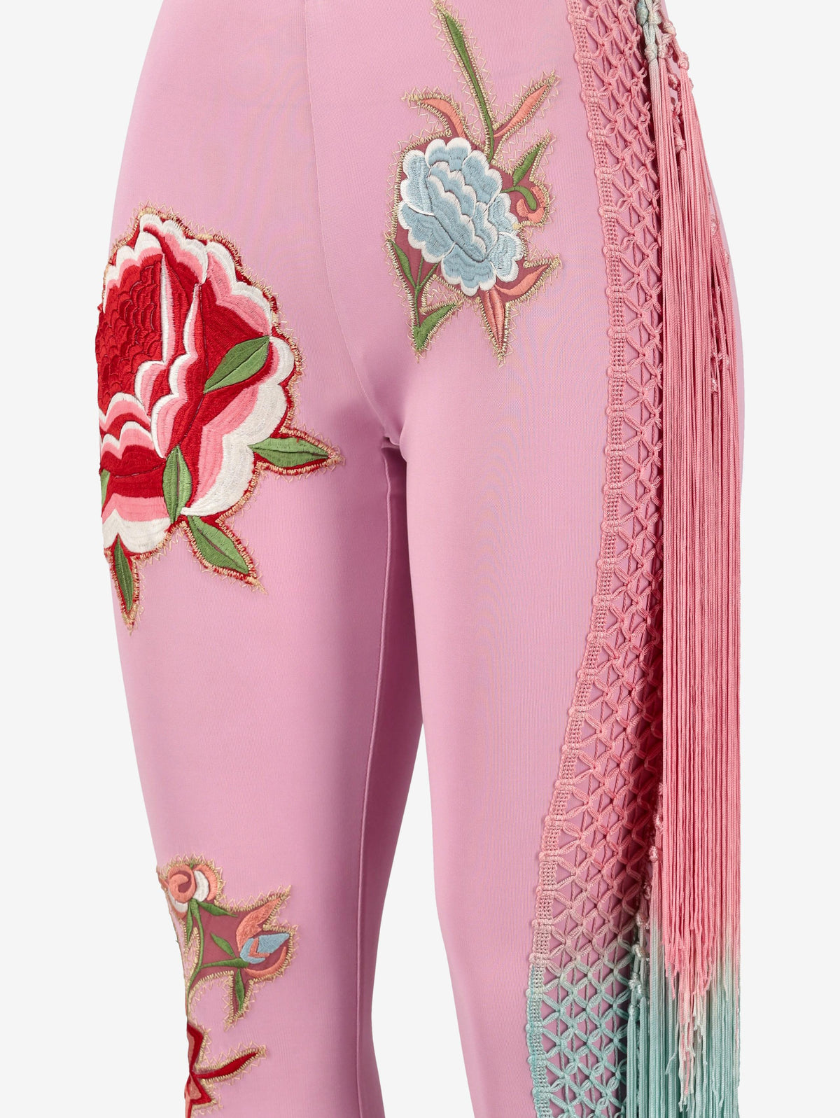 Voyage Investi nei pantaloni originali con frange