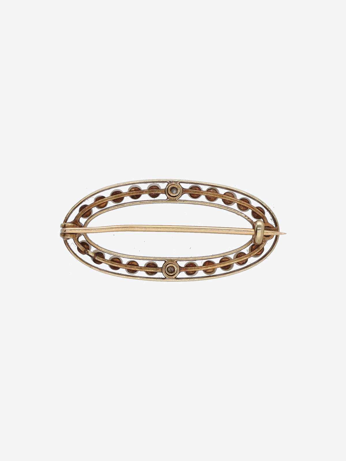 Vintage Oval Openwork Brooch WCV13032025.48.26  Vintage 