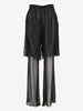 Karl Lagerfeld Layered Trousers with Sheer Silk Overlay Skirt W27526.27  Karl Lagerfeld 