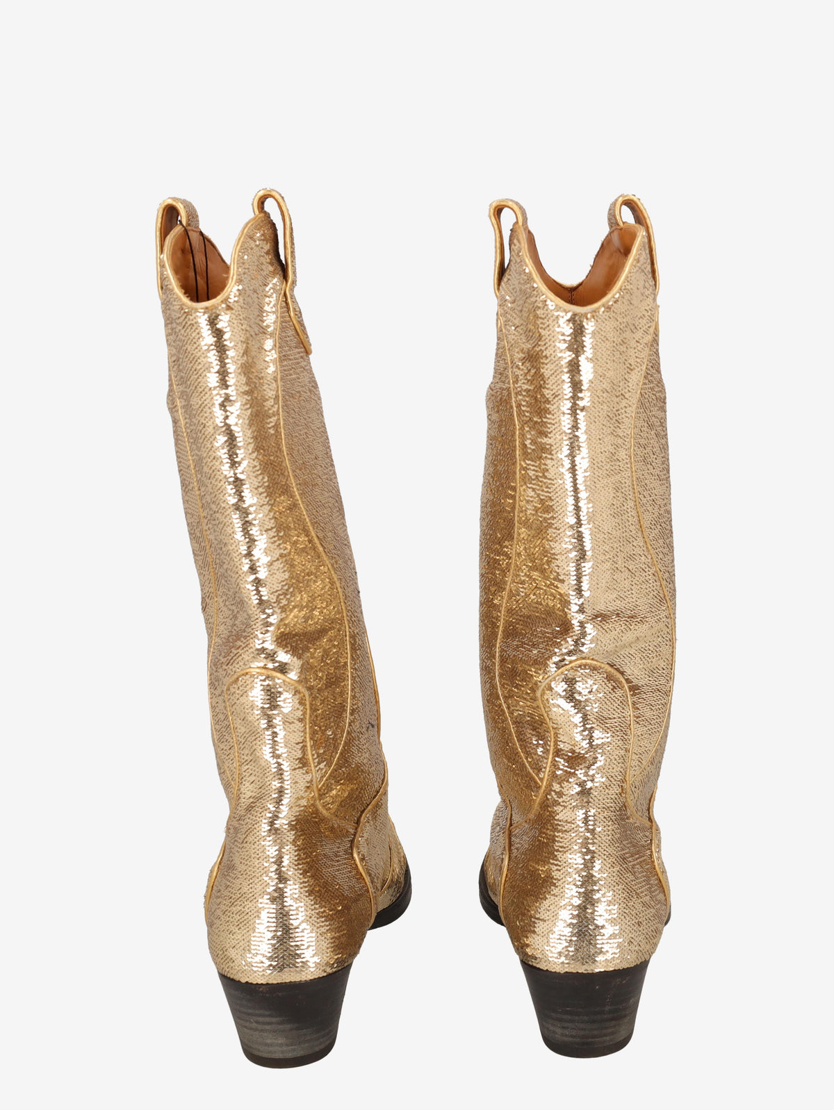 Moschino Gold Camperos Boots WCV250826.50  Moschino 