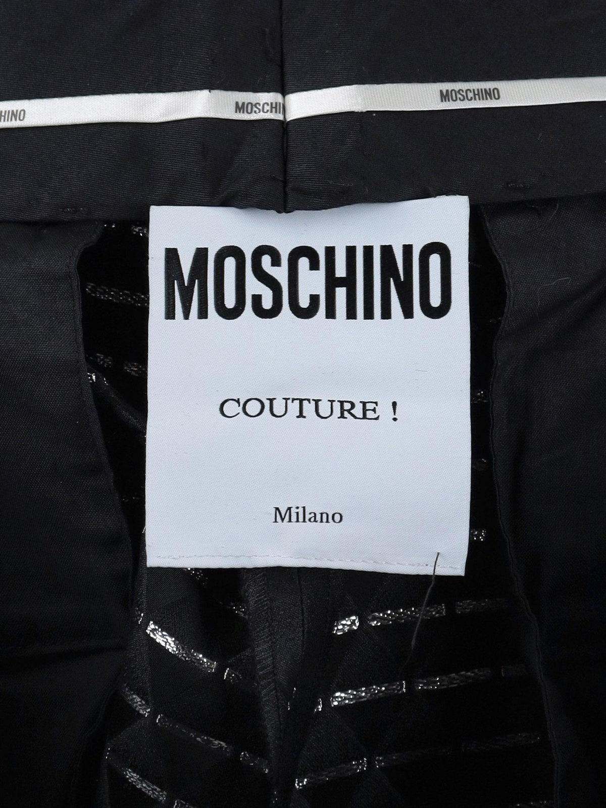 Moschino Black And Silver Suit WCV250841  Moschino 