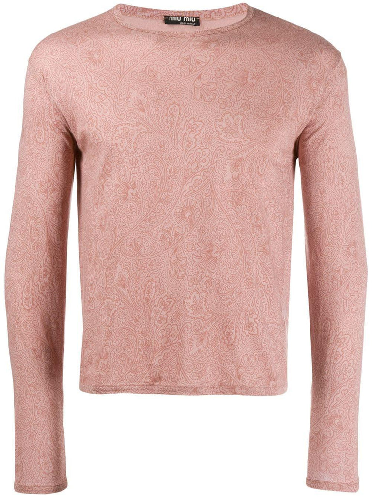 Miu Miu Long Sleeved T-shirt CVS19.3.7  Miu Miu 