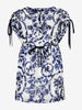 Gucci Floral-Print Semi-Sheer Cotton Mini Dress WCV241025  Gucci 