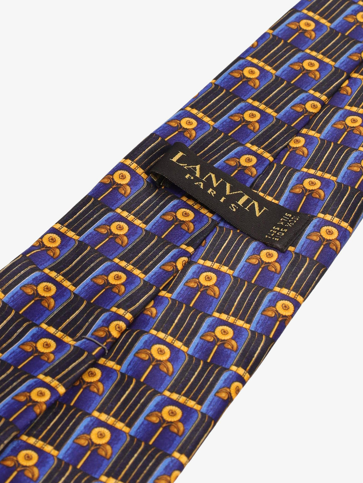 Lanvin Sunflower Print Tie WCV300625.17  Lanvin 
