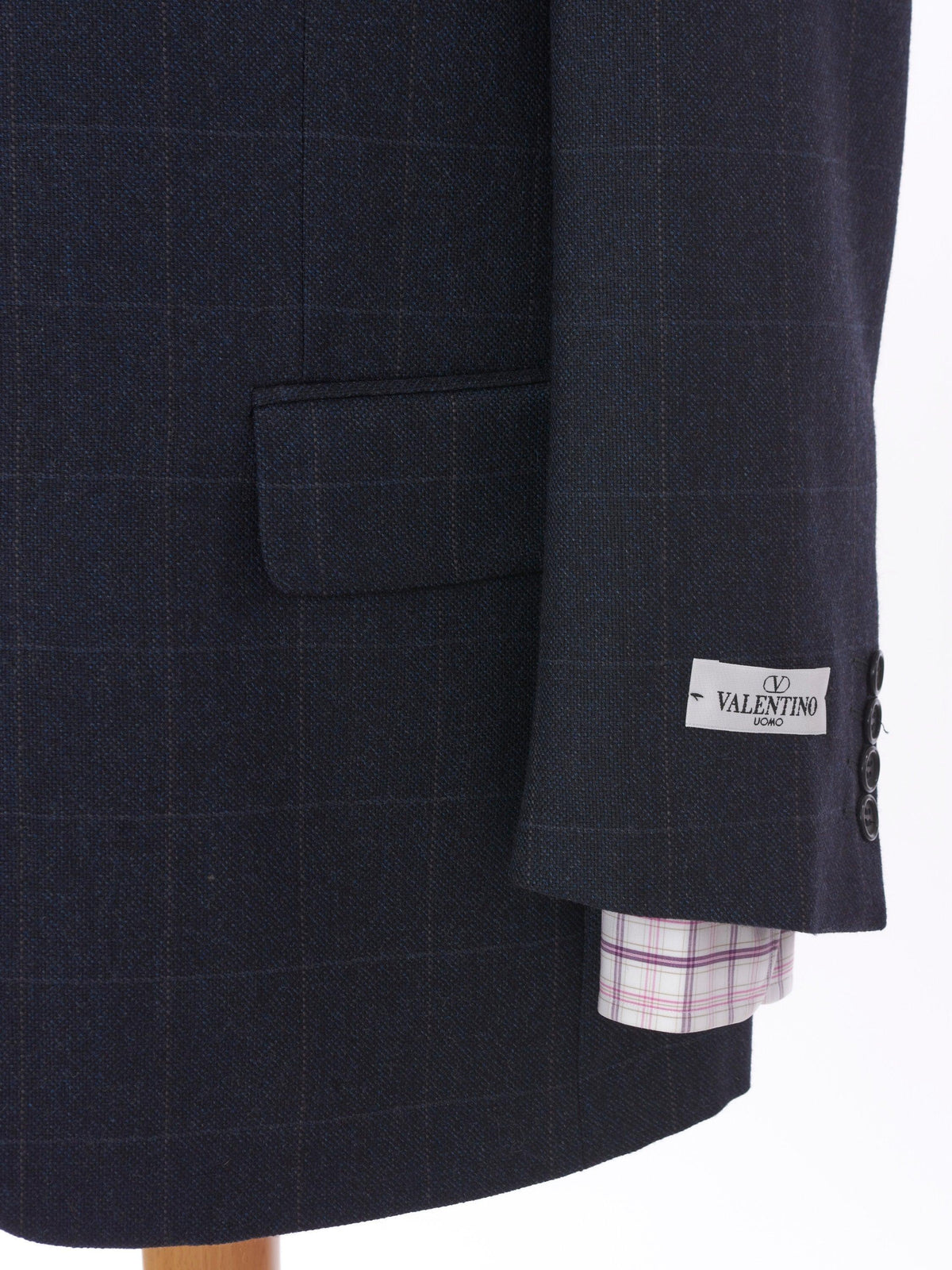 Valentino Single-breasted jacket in Tartan W22071305  Valentino 