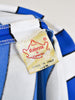 Roberta di Camerino blue and white dress, 70s W22040512  Roberta di Camerino 