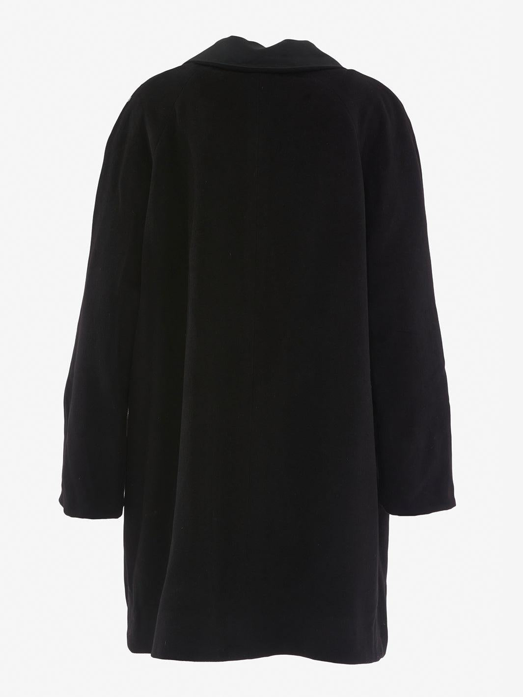 Gianfranco Ferré black wool coat, 1990s CVM22.81.16  Ferré 