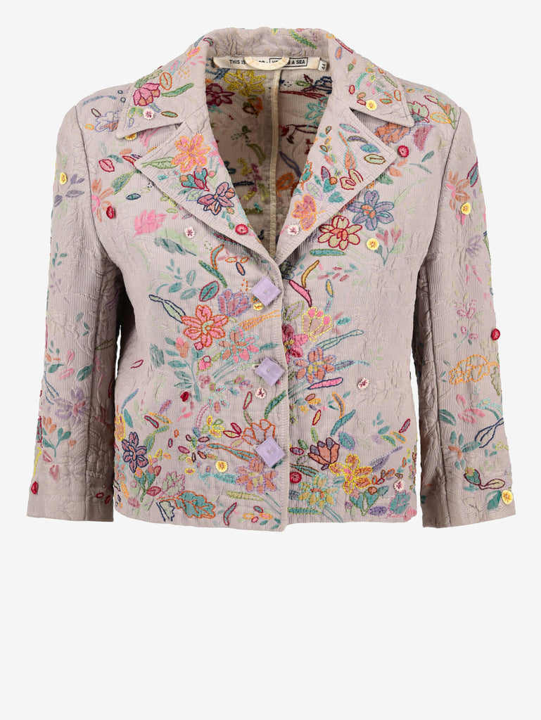 Aspesi Embroidered Flower Jacket DM10043105  Aspesi 