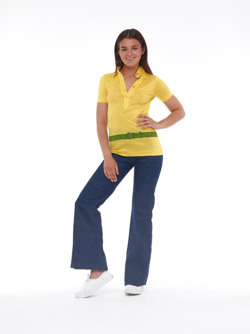 1970s Roberta Di Camerino polo shirt in yellow cotton W22051920  Roberta di Camerino 