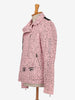 Vintage Lettering Pink Biker Jacket WCV250856.04  Vintage 