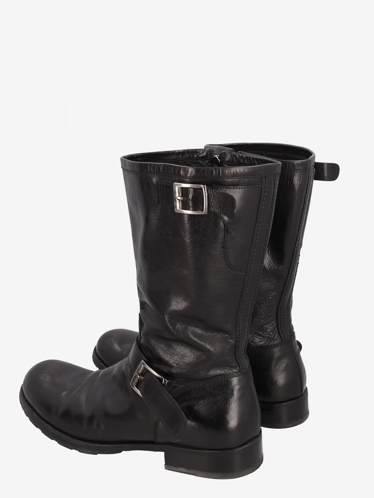 Jil Sander 黑色皮靴
