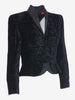 Valentino Linea 'Night' Suit in brocade velvet WCV22112903 . Valentino 