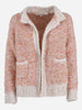 Junya Watanabe PInk Melange Cardigan