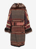 Carlo Tivoli Southwestern-Inspired Woven Coat CVM26.22.69  Vintage 