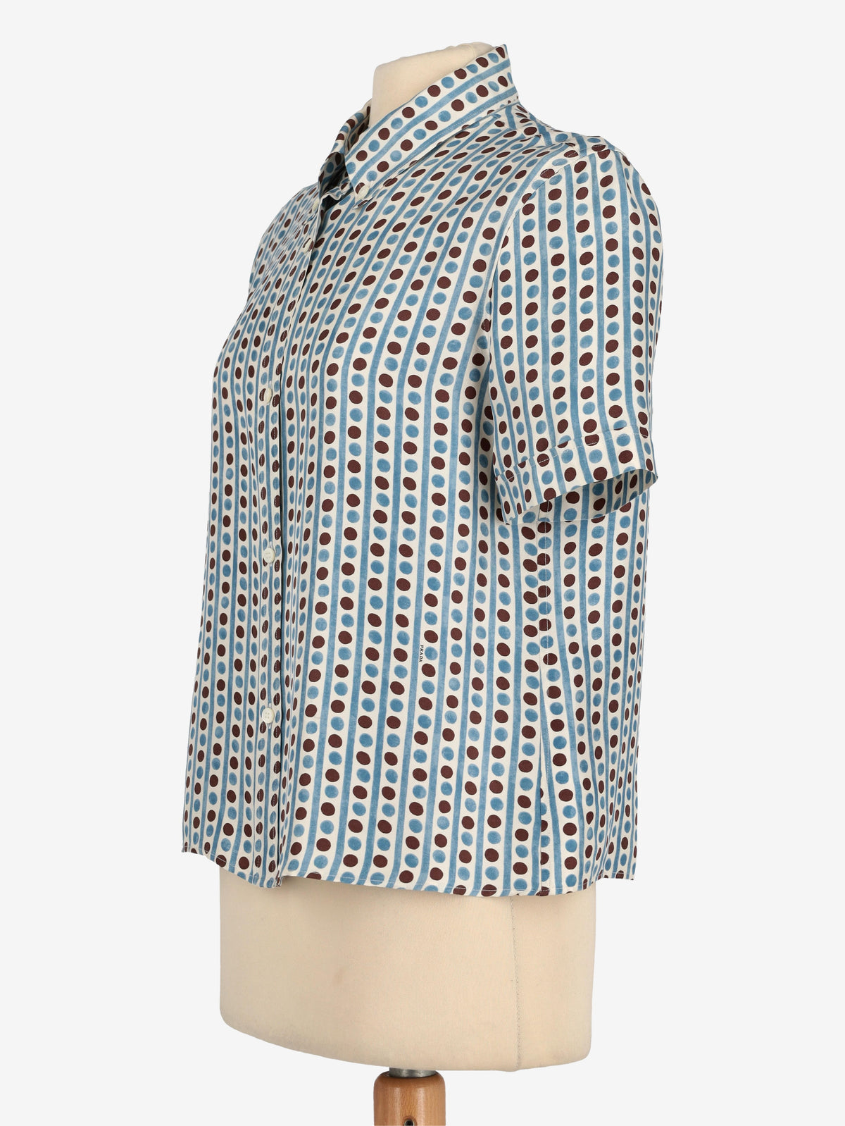 Prada Short Sleeved Geometric Shirt W02122025.2  Prada 
