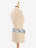 Vintage Silver Leather Belt