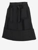 See by Chloé Black Mini Skirt with Bow Detail CVB23.75.7  Chloé 