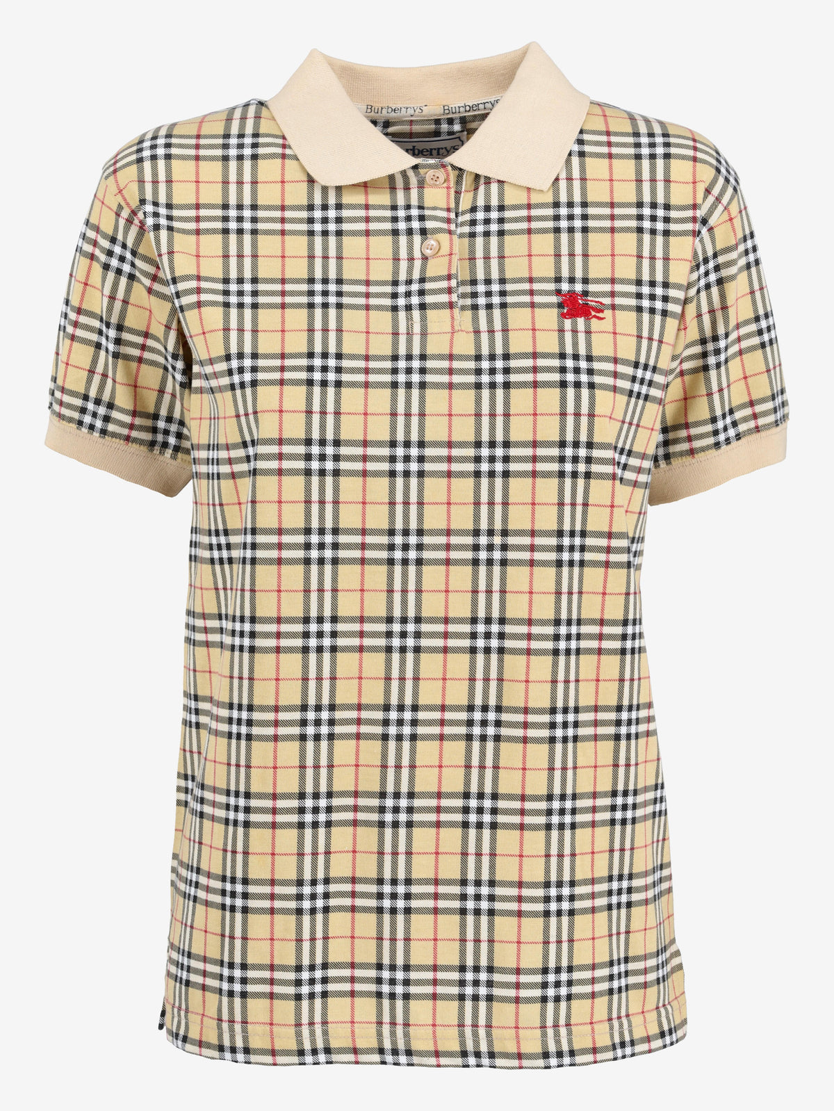 Burberry Check Polo Shirt W24121237  Burberry 