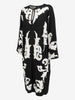 Vintage Wool-Blend Floral Motif Cardigan with Gem Embellishments CVM26.22.16  Vintage 