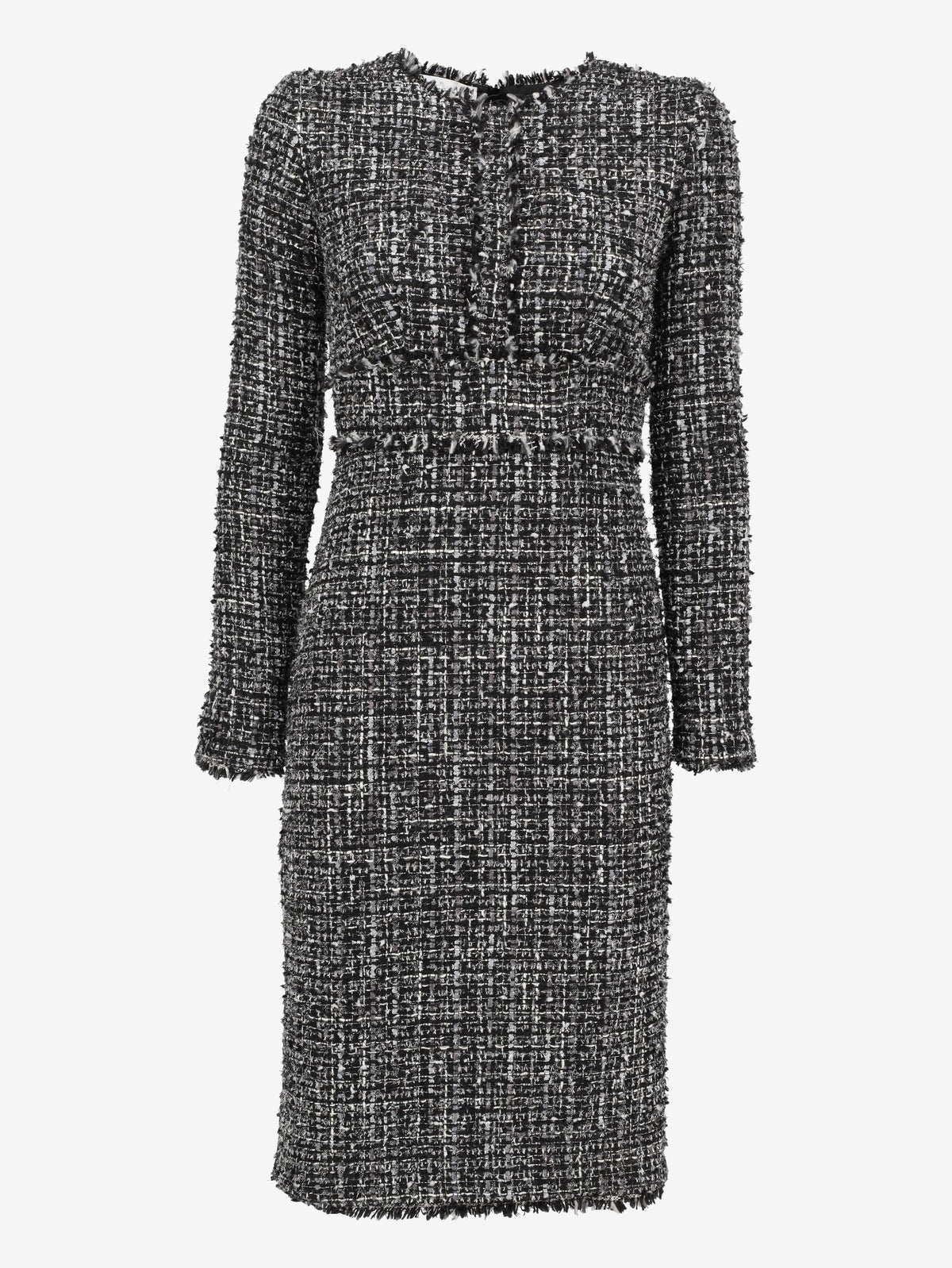 Vintage Chanel-Inspired Tweed Mini Dress MR241123.39  Vintage 