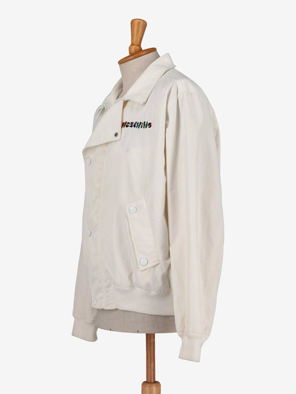 Moschino White Bomber Jacket WCV250848  Moschino 