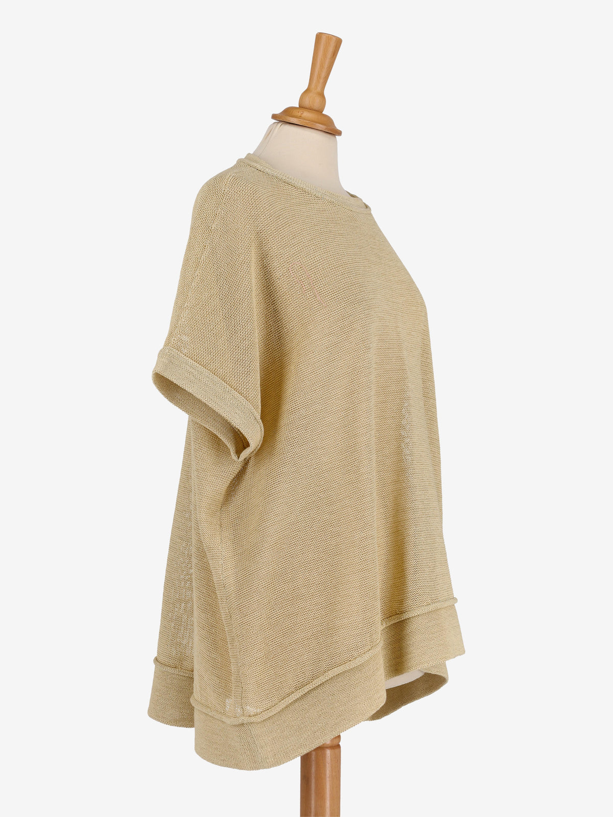 Brunello Cucinelli Gold Lurex Maxi Shirt
