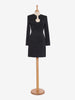 Givenchy Black sheath dress with letter print