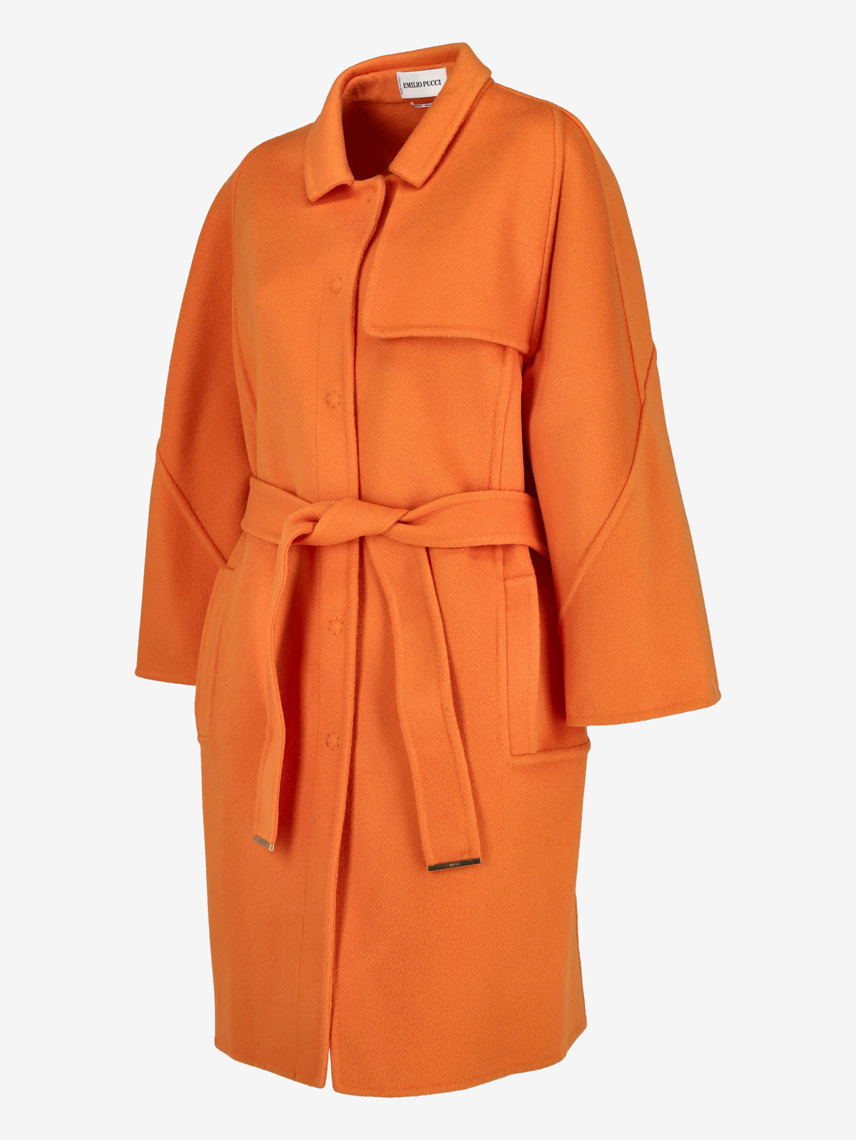 Emilio Pucci Belted Wool Coat CVM26.6.116  Emilio Pucci 