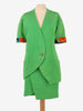 Atelier Versace Green Textured Suit W04032025_17  Gianni Versace 