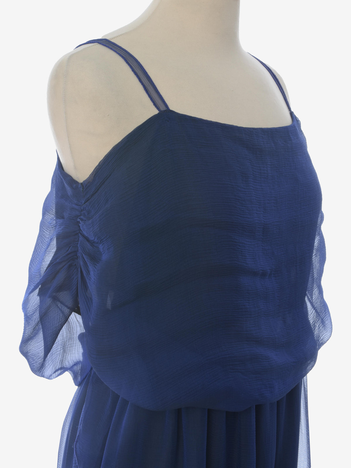 Krizia Blue And Black Long Dress WCV050624  Krizia 