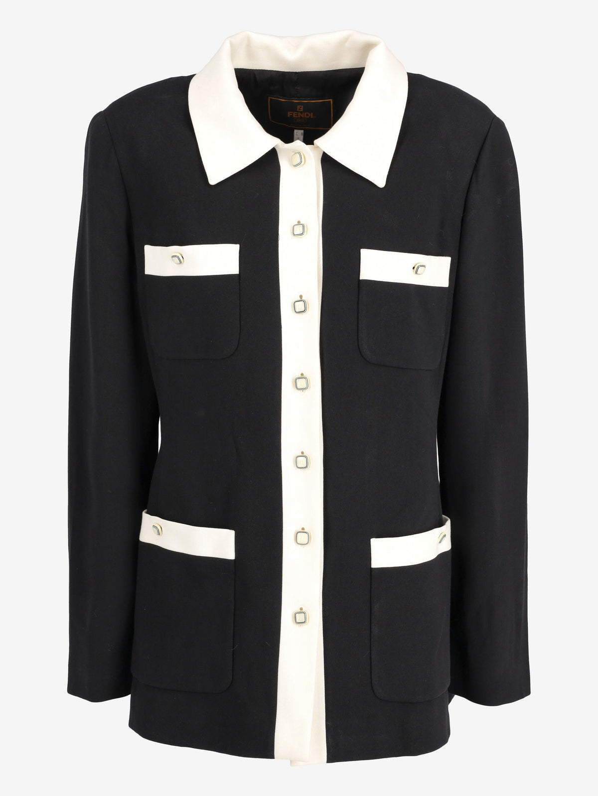Fendi Black and White Shirt W2511.118.31  Fendi 