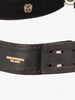 Pirovano Vintage Black Suede Belt