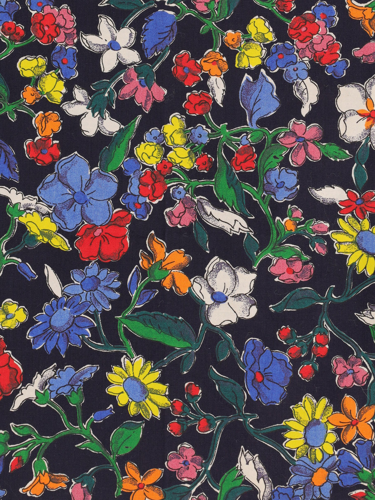 Vintage Flower Patterned Handkerchief WCV241010421.12  Vintage 